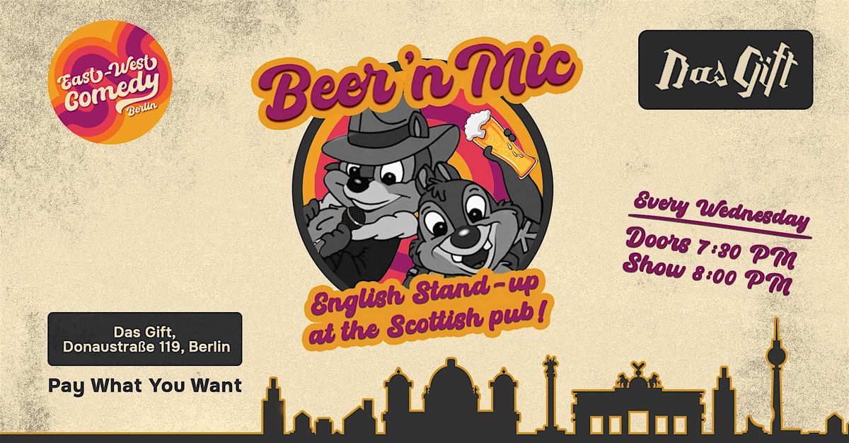 Beer 'n Mic: English stand-up at the Scottish pub! 26.11.25