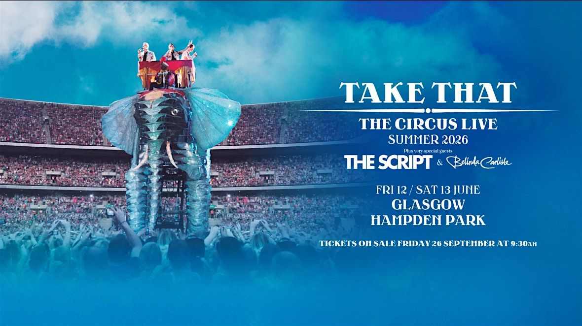 Take That Concert Trip - Aberdeen To Hampden Park Stadium( Return Travel)