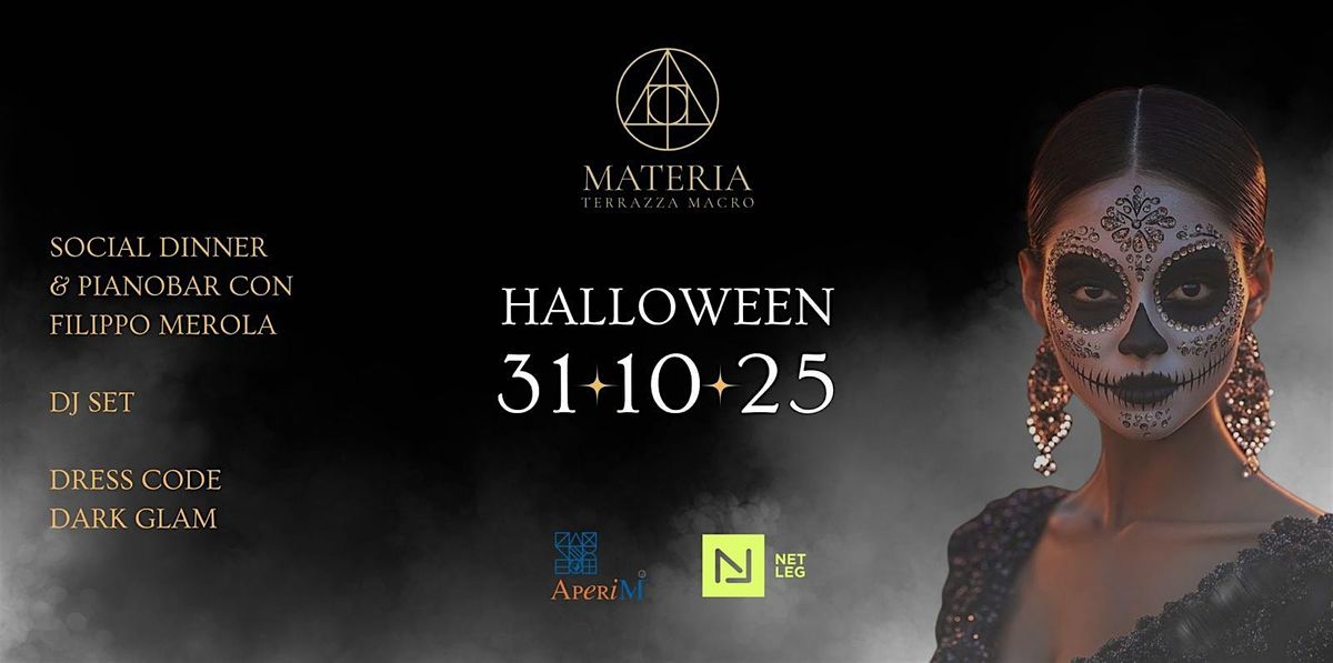 NetLeg & AperiMi Dark Glam Halloween Party & Social Dinner @Materia