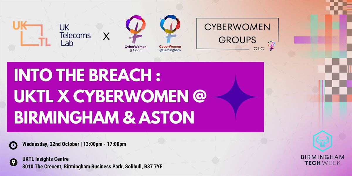 Into the breach: UKTL X CyberWomen Groups C.I.C.