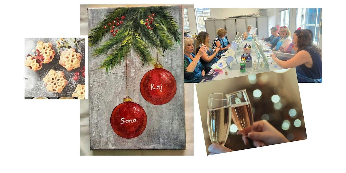 Christmas Special Sip and Paint Manchester