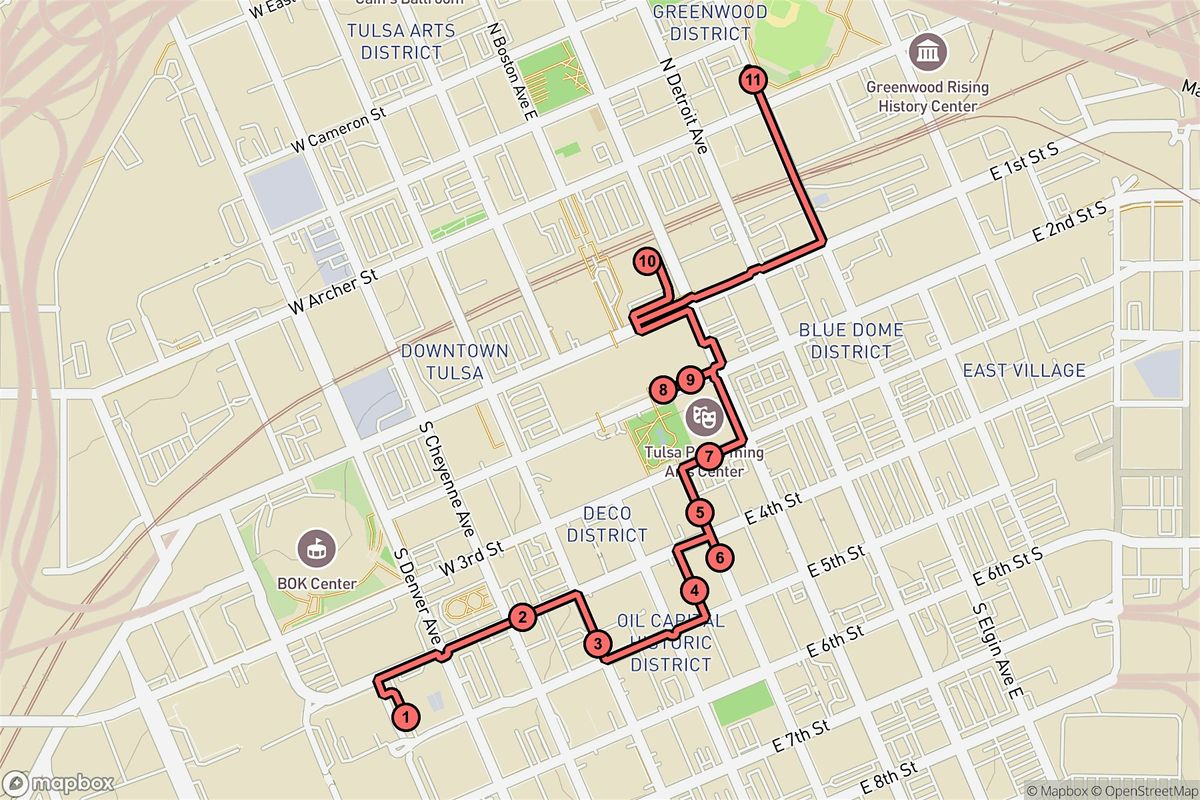 Tulsa Audio Tour: Art Deco Icons and Downtown Legends Unveiled