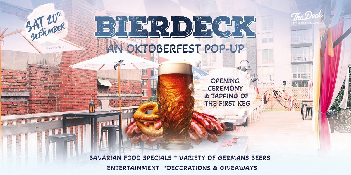 BierDeck Grand Opening: Keg Tapping & Oktoberfest Kickoff