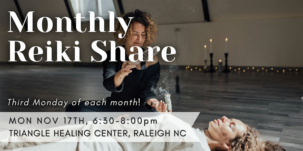 Raleigh Monthly Reiki Share