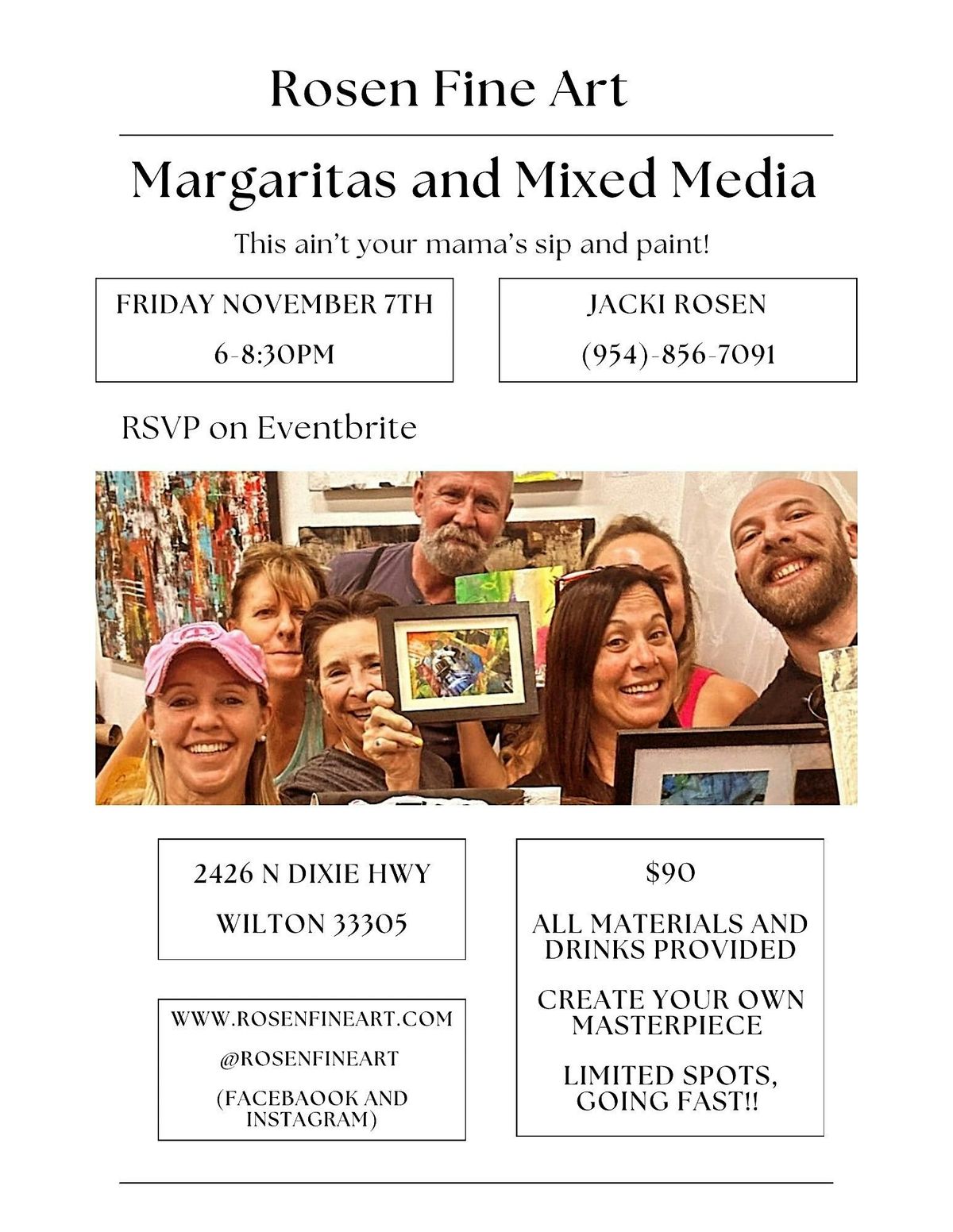 Margaritas and Mixed Media