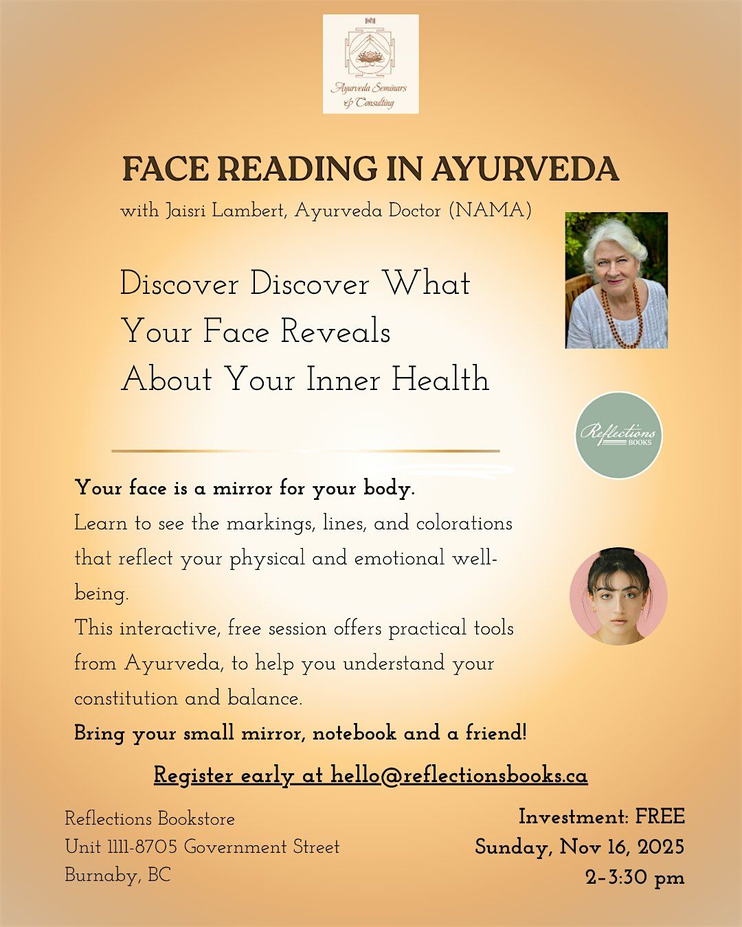 Face Reading in Ayurveda: Discover the Map of Your Inner Health!