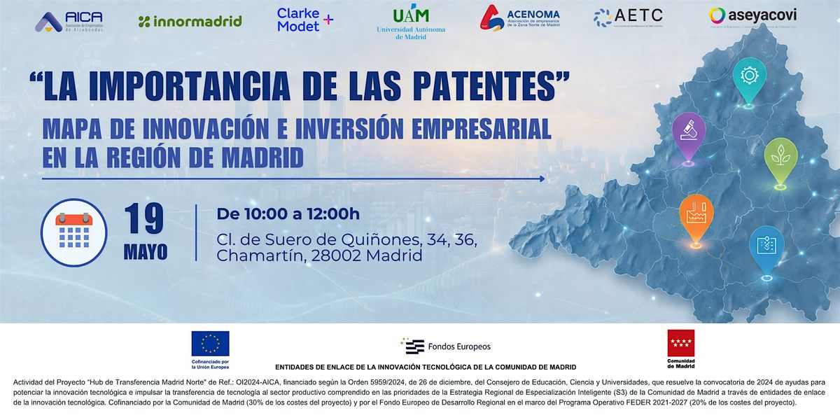 Taller | La importancia de las patentes. Mapa de innovaci\u00f3n e inversi\u00f3n