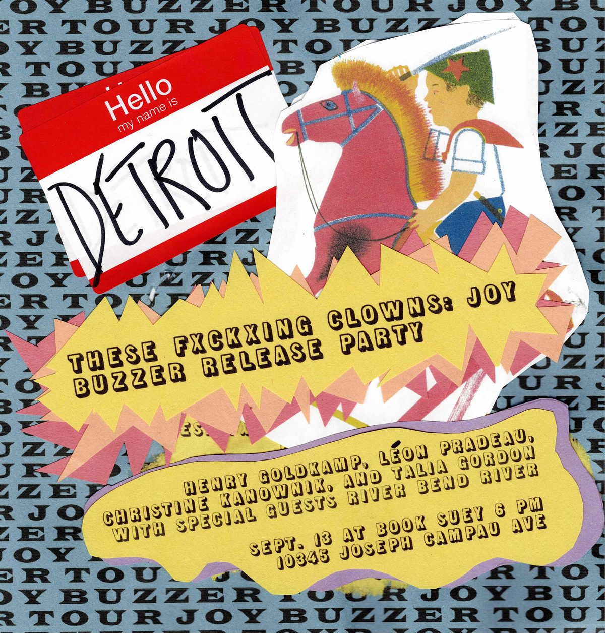 These Fxckxing Clowns: Joy Buzzer Release Party \/\/ Poetry Show