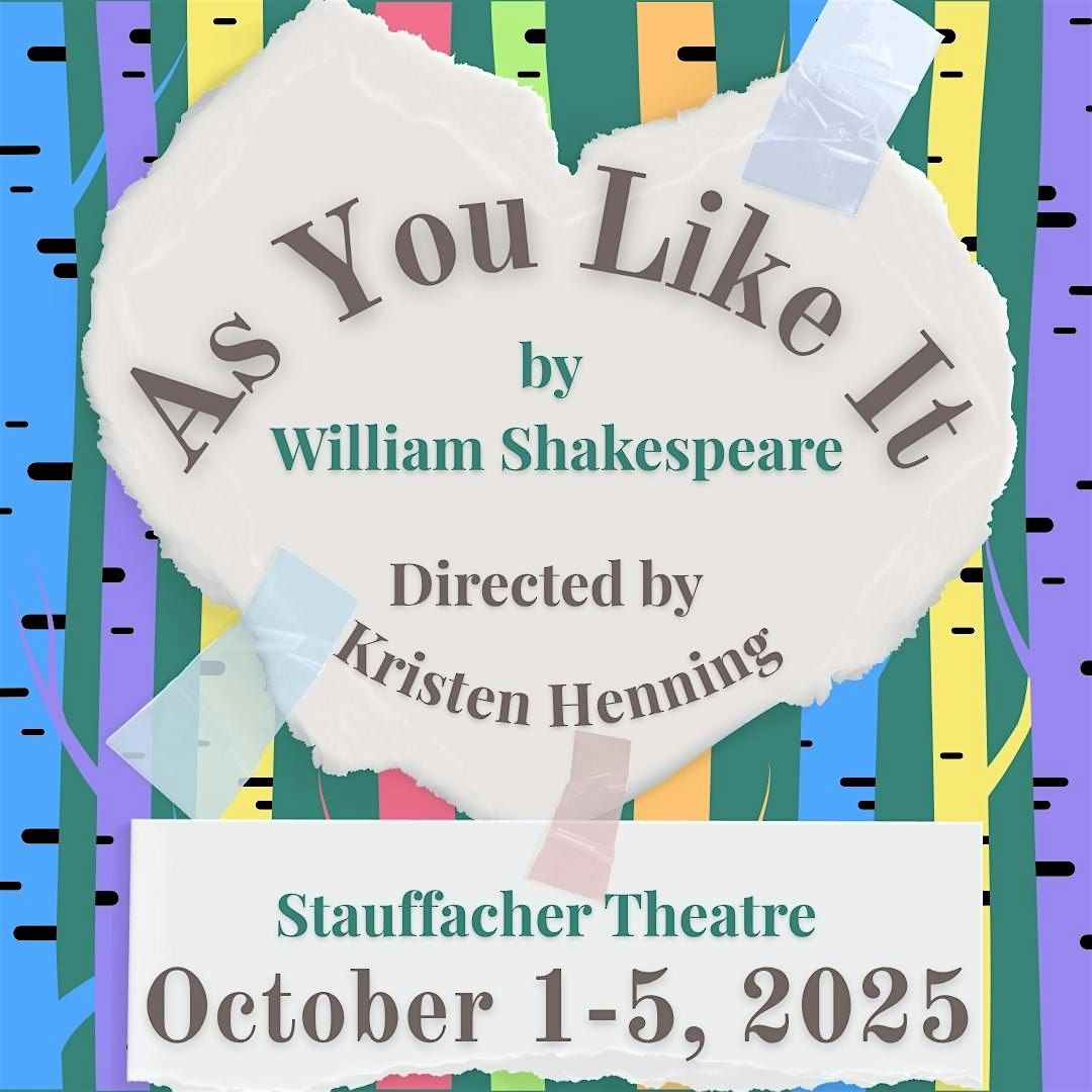 SFCC Presents: AS YOU LIKE IT