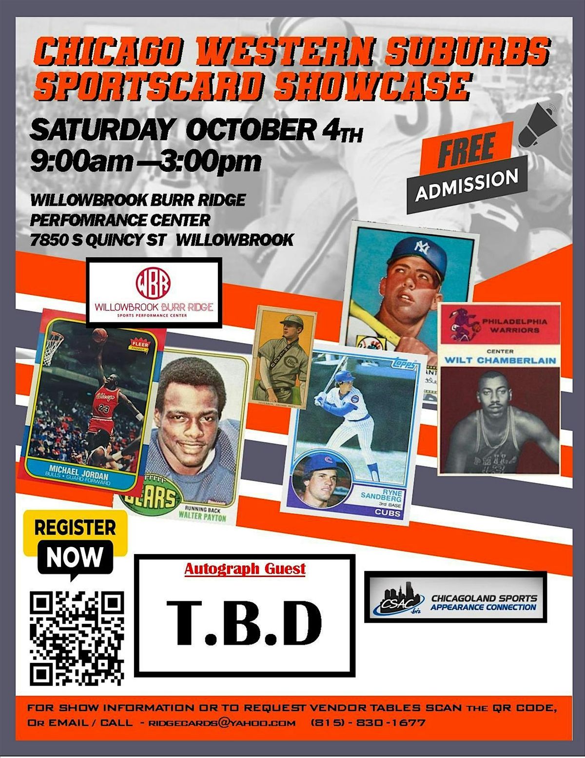 Chicago Western Suburbs Sportscard Showcase
