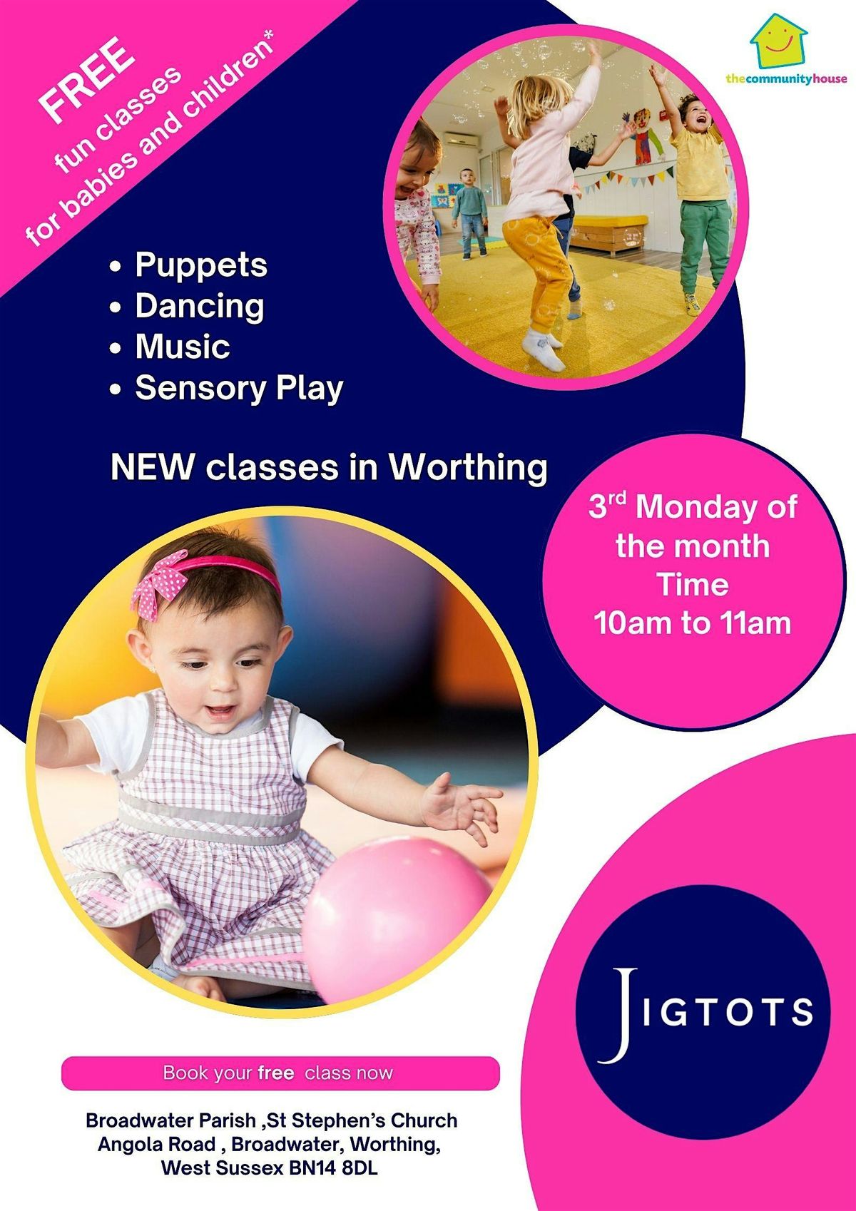 Free Jigtots session provided by Worthing Homes' Community House