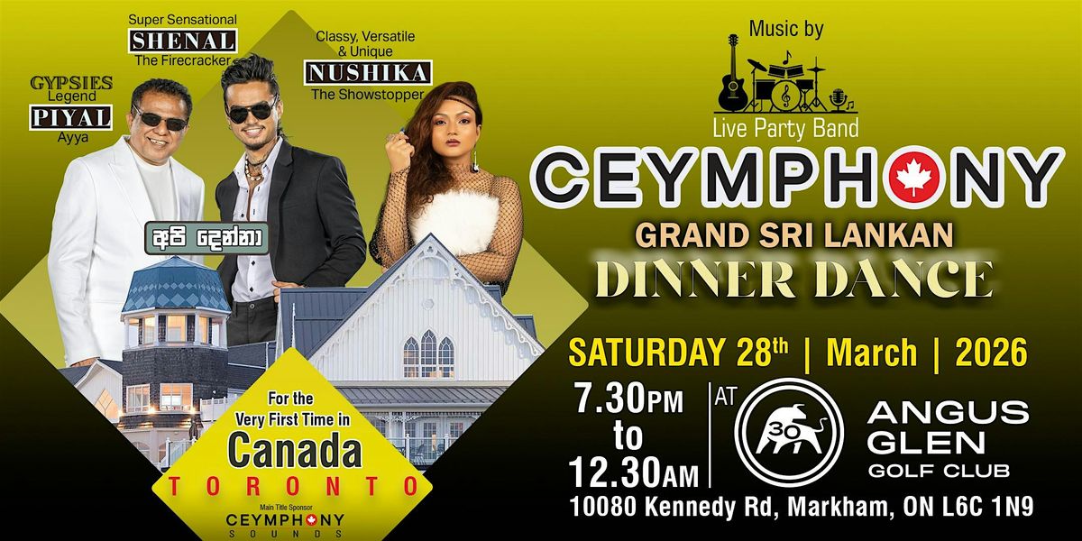 Ceymphony Grand Sri Lankan Dinner Dance (feat. Piyal, Shenal and Nushika)