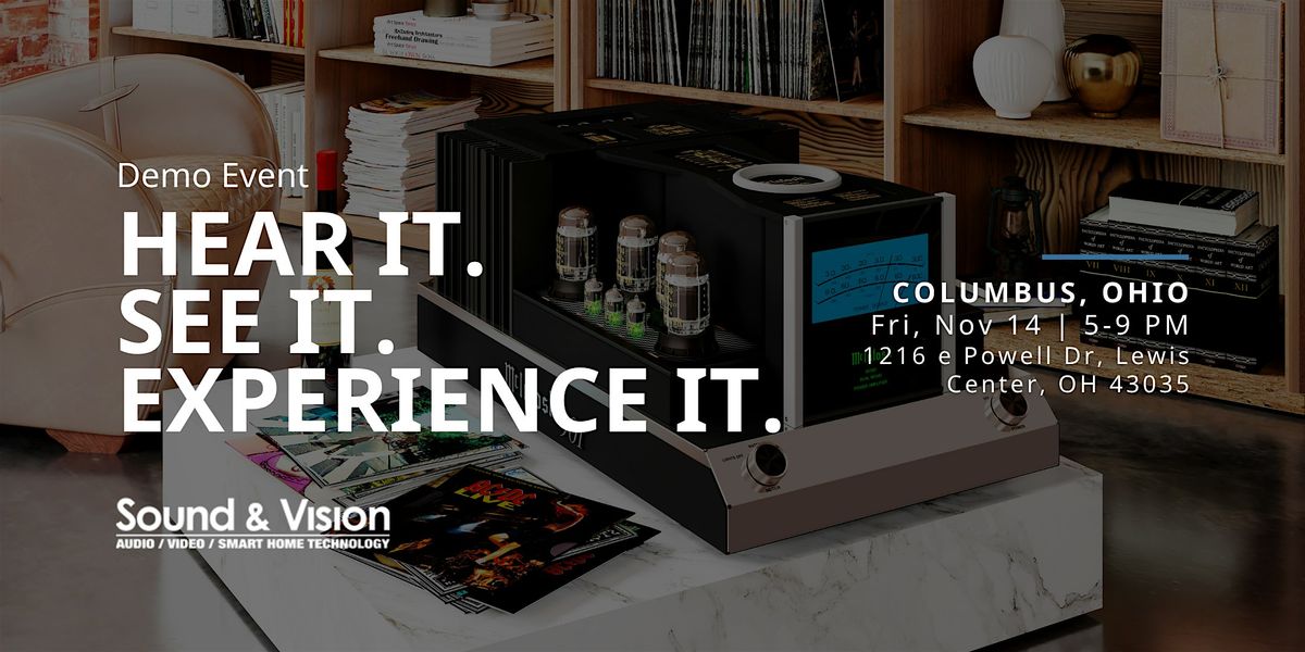 Sound & Vision: An Evening of AV Excellence