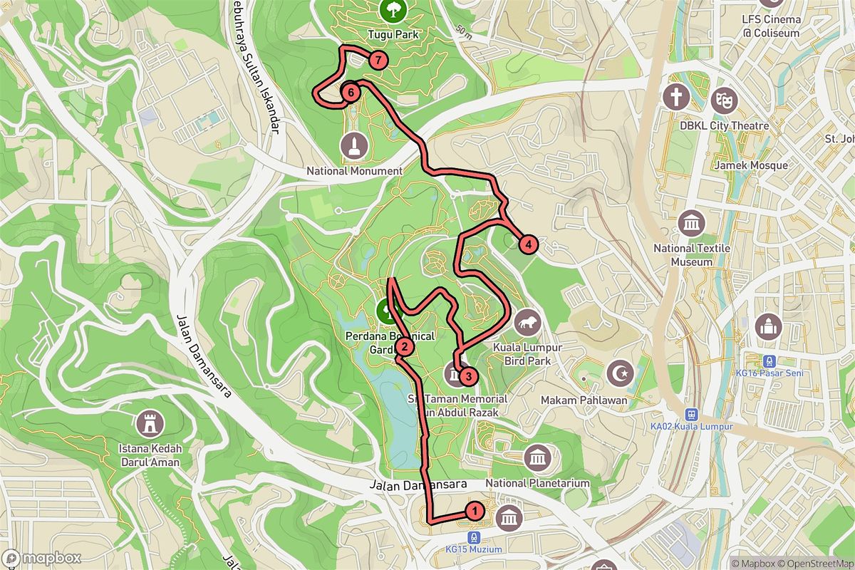 Kuala Lumpur Audio Tour: Kuala Lumpur's Nature and History Audio Tour