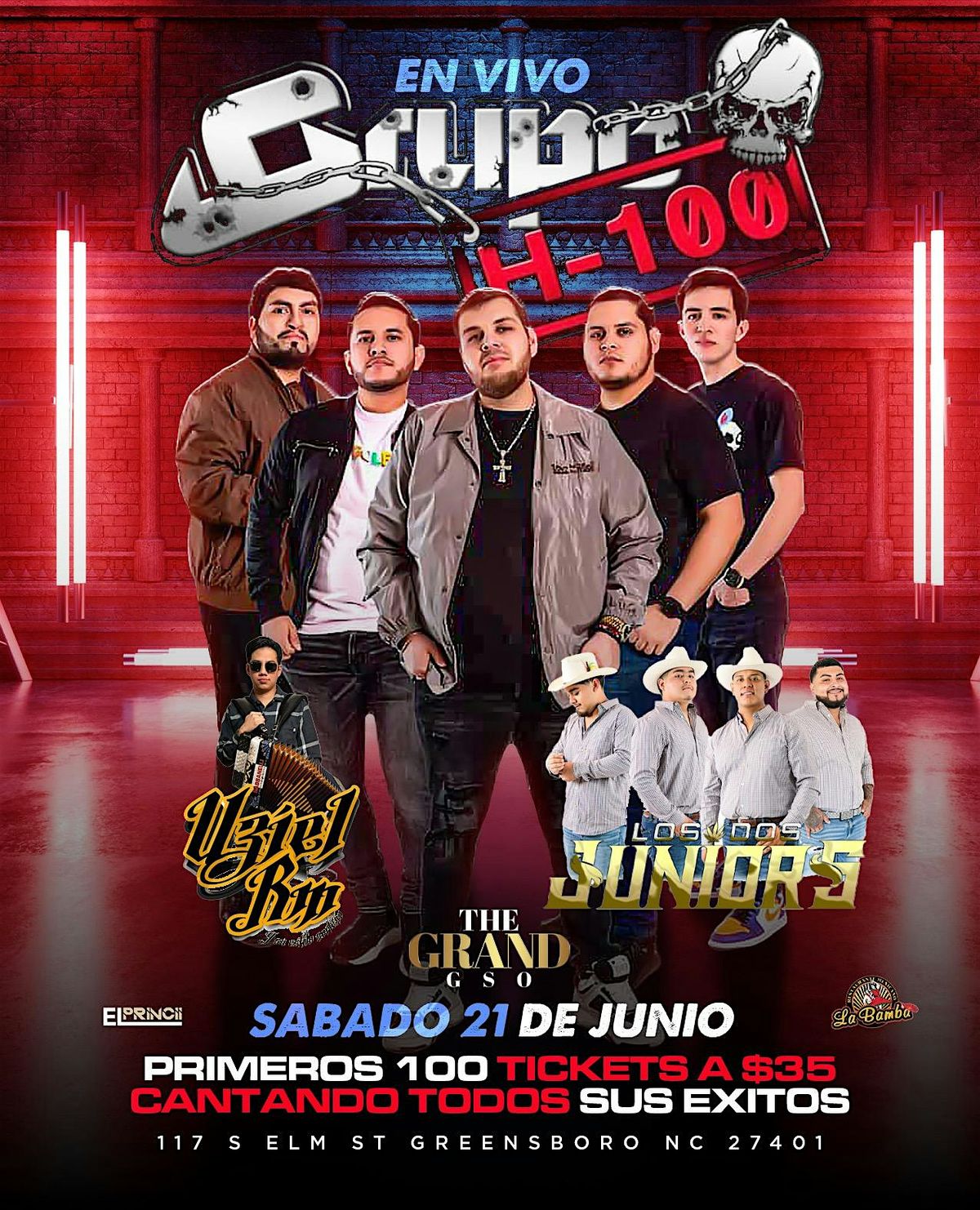 GRUPO H-100 EN VIVO- \u201cTHE GRAND GSO\u201d SABADO\/SEPT\/13