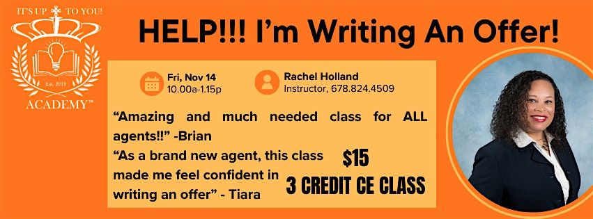 HELP!!! I'm Writing An Offer!