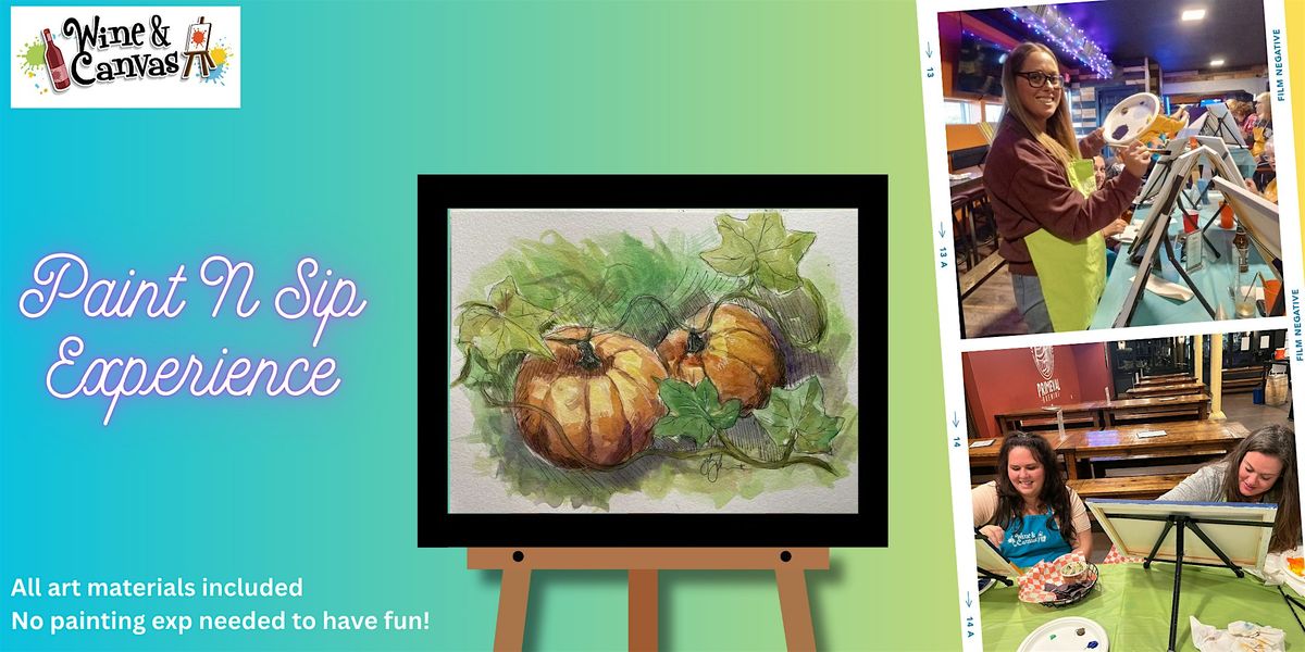 North Port Paint Event \u2013 Watercolor Pumpkins