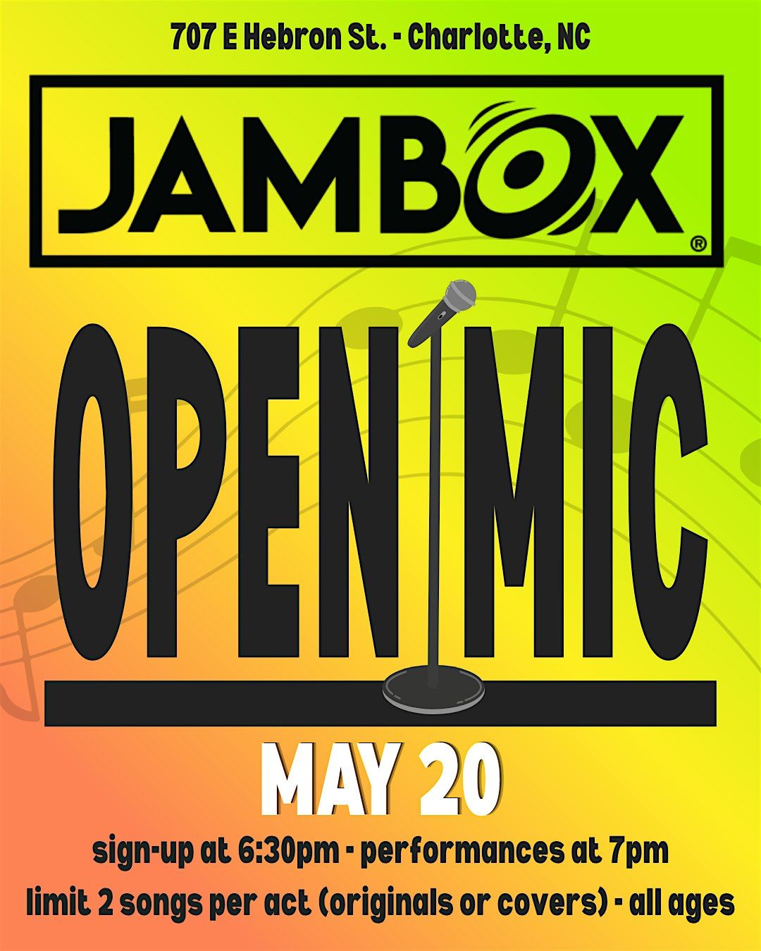 Jambox Open Mic