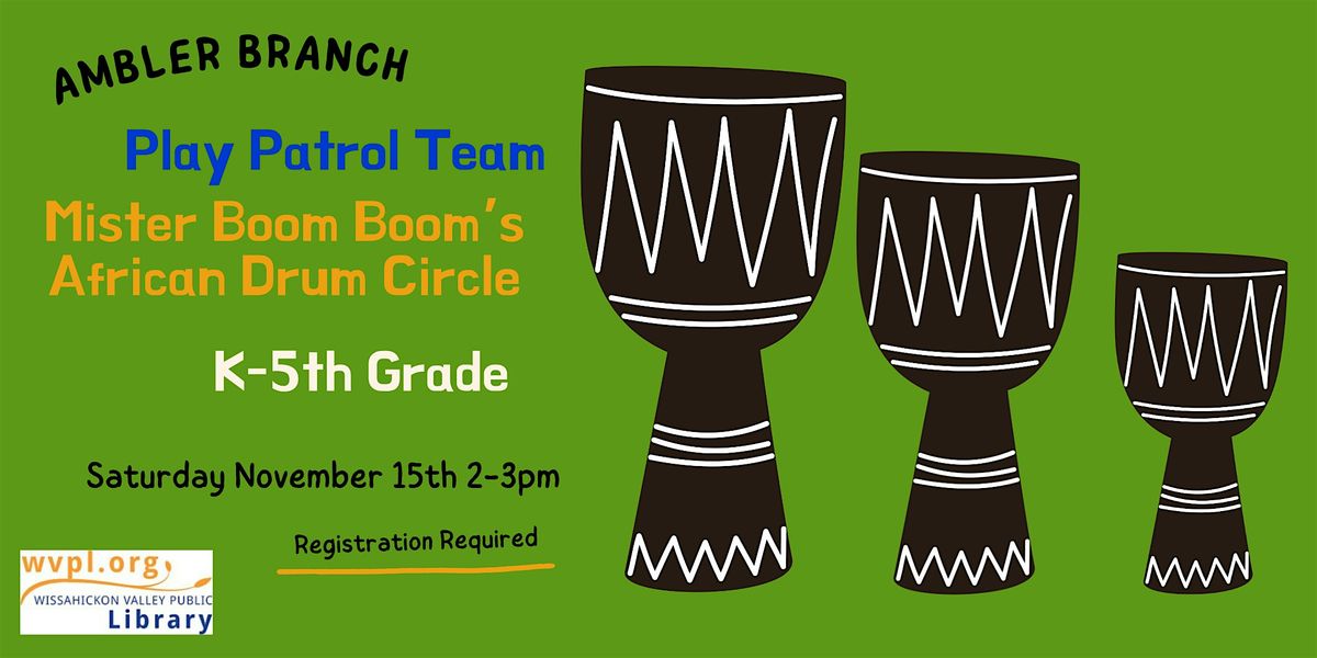 Mister Boom Boom's African Drum Circle for Kids