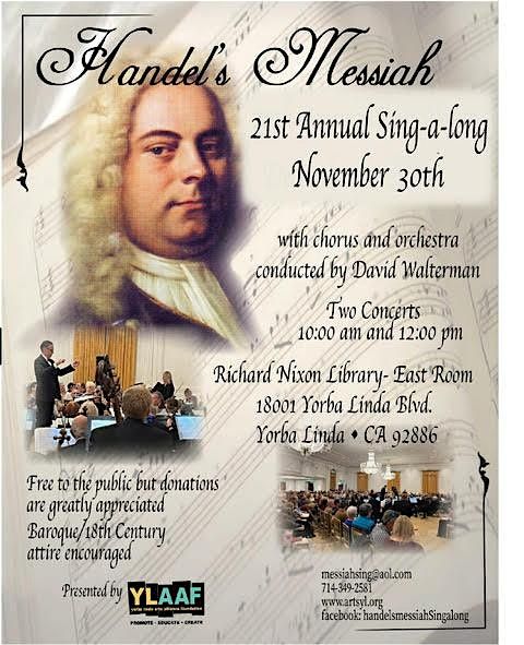 Handel's Messiah sing along