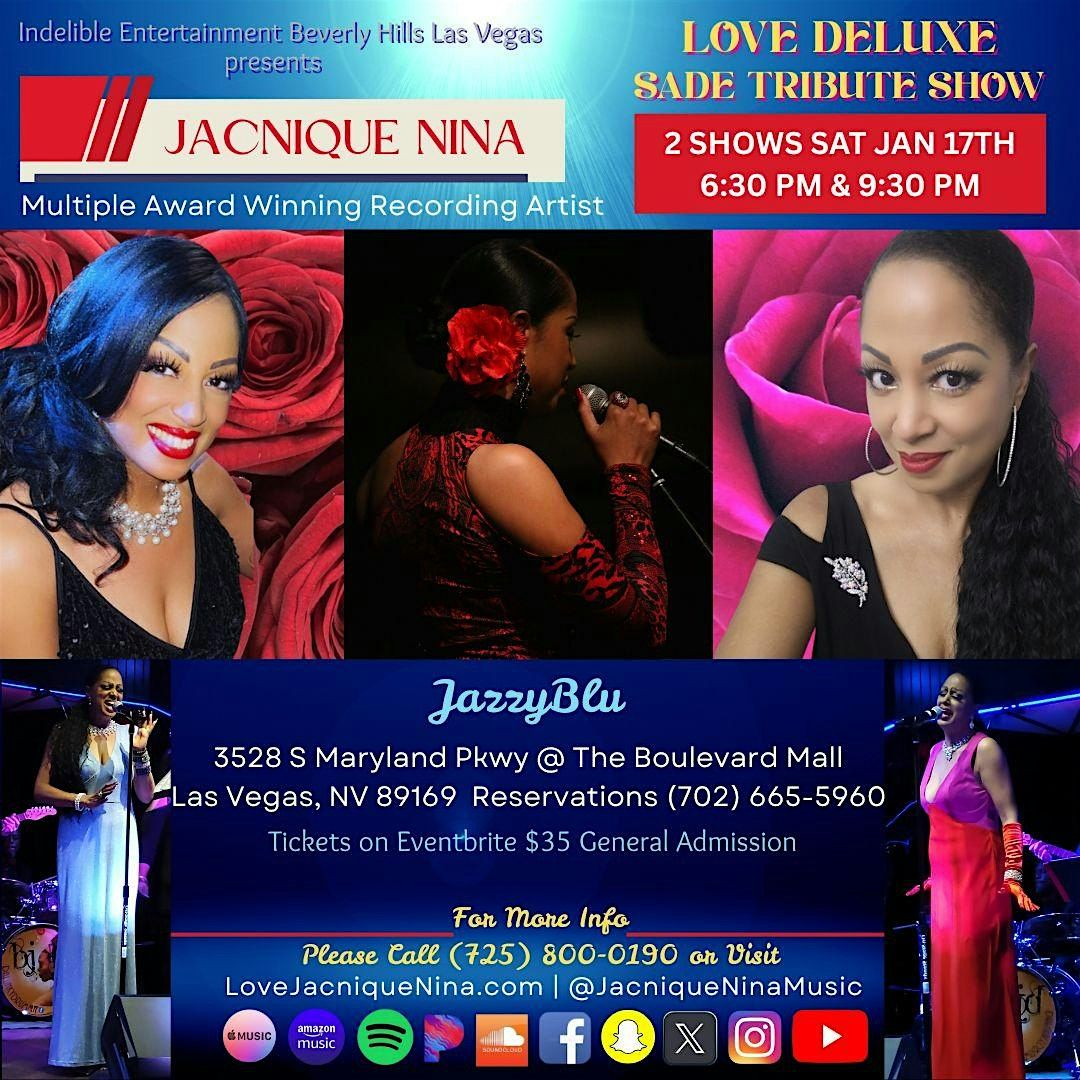 JACNIQUE NINA SADE TRIBUTE SHOW