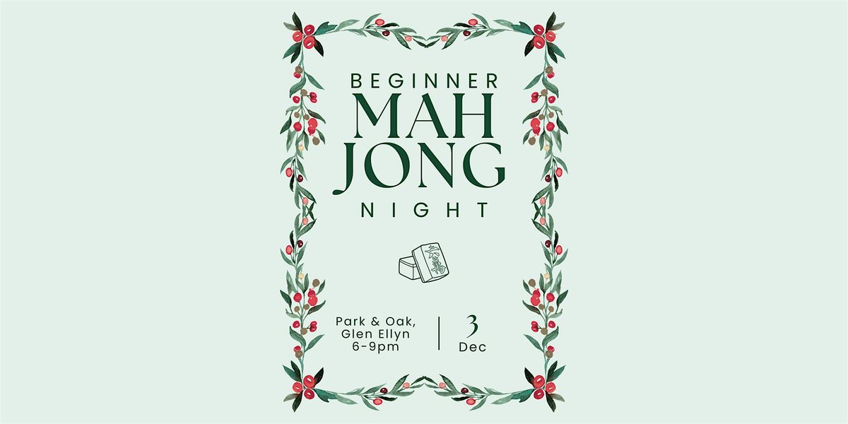 Beginner Mahjong and Wine Night