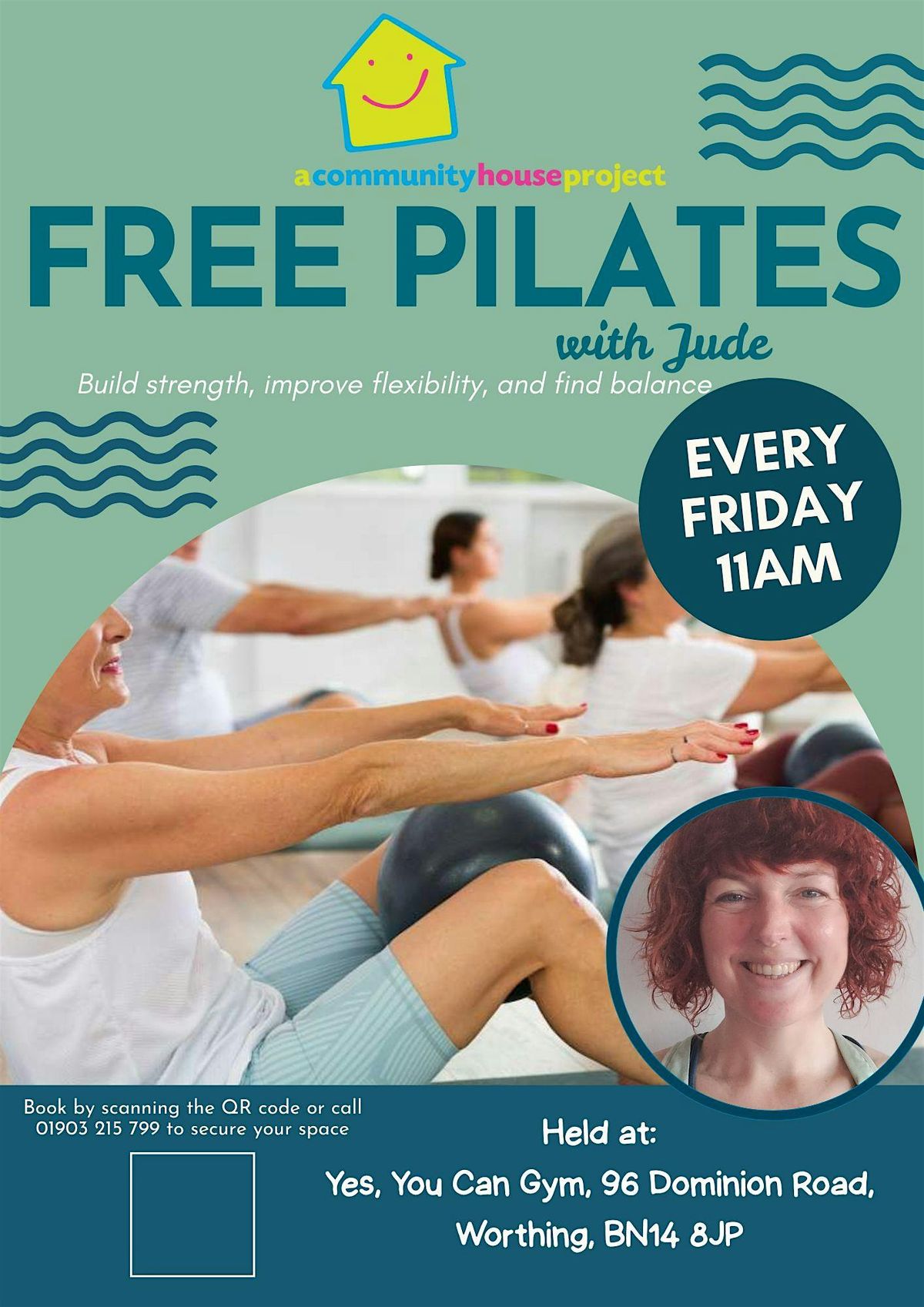 Free Community Pilates provided by Worthing Homes' Community House