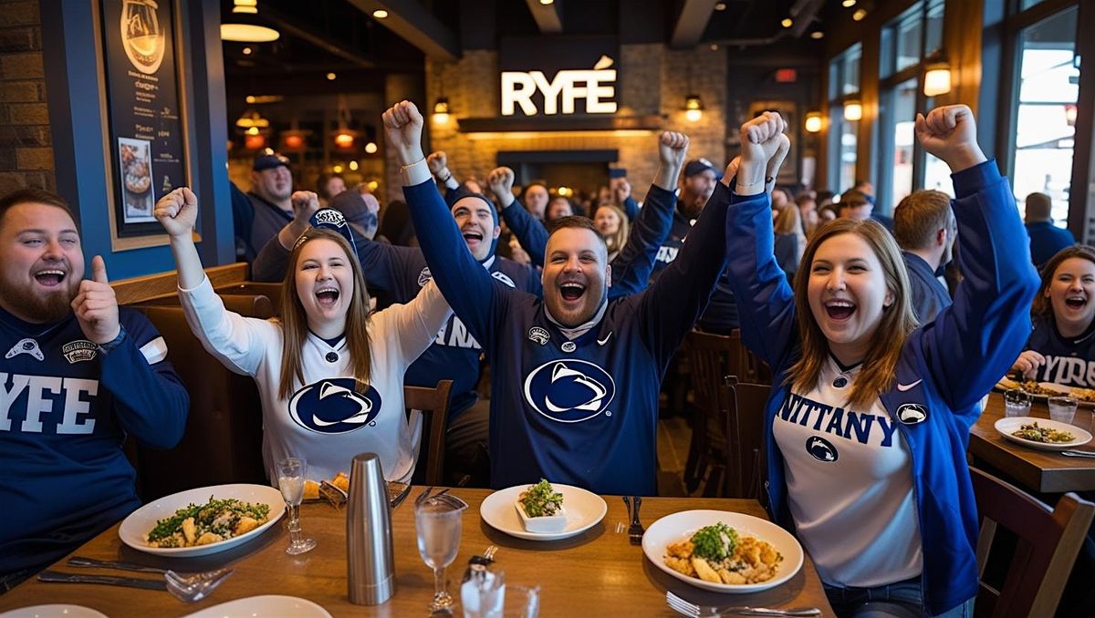 Penn State Watch Party! Every Week at Ryfe Restaurant in Moorestown