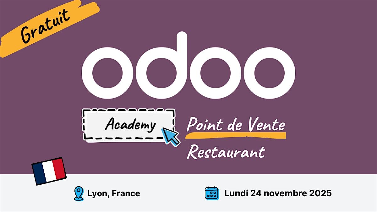 Odoo Academy Pos Restaurant - Lyon