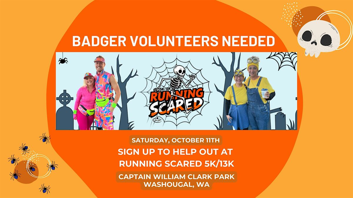 Badger Volunteer Opportunity: Running Scared 5K\/13K