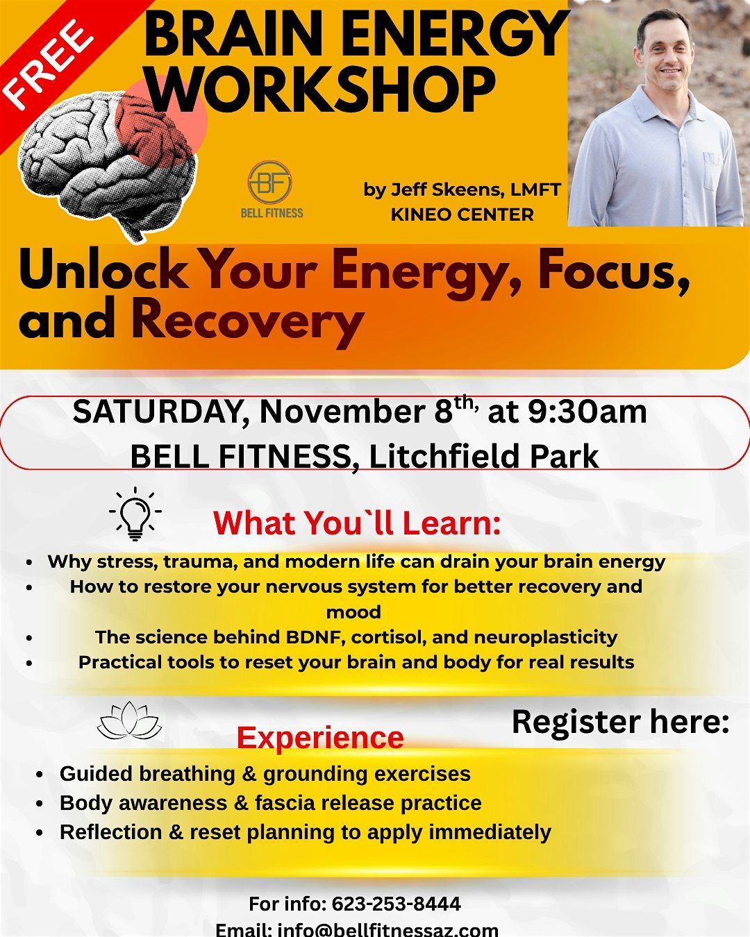 BRAIN ENERGY WORKSHOP with Jeff Skeens LMFT