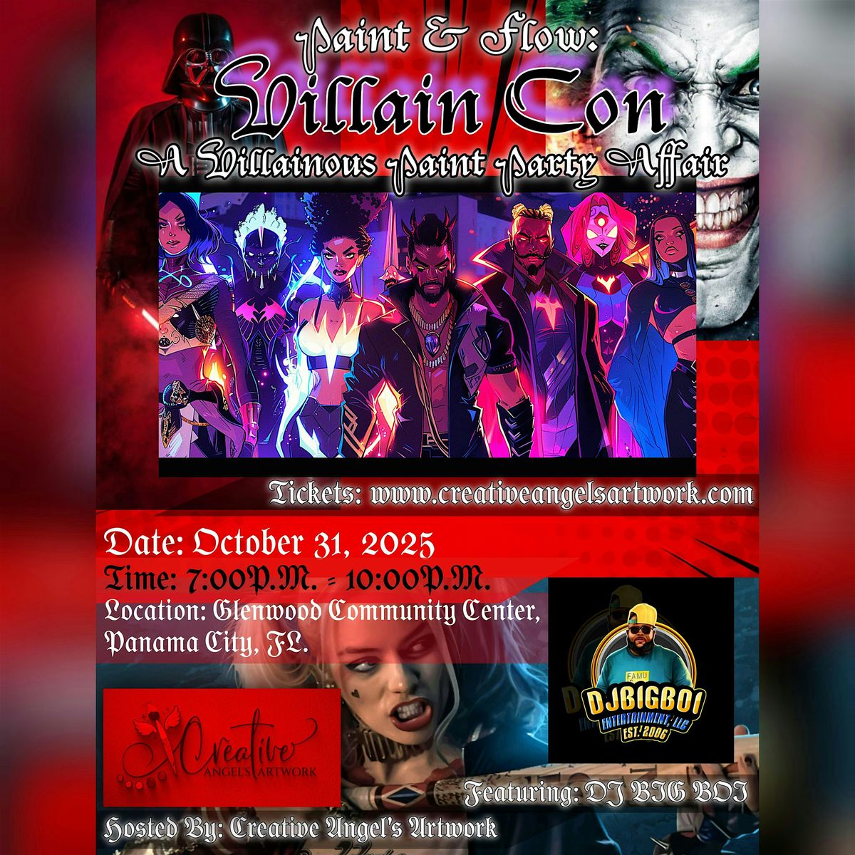 Paint & Flow: Villain Con