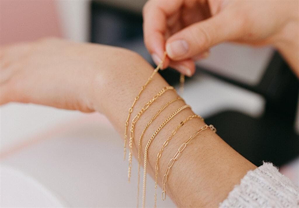 Permanent Jewelry Pop-Up at Fore & Wharf with Jeweled by the Coast