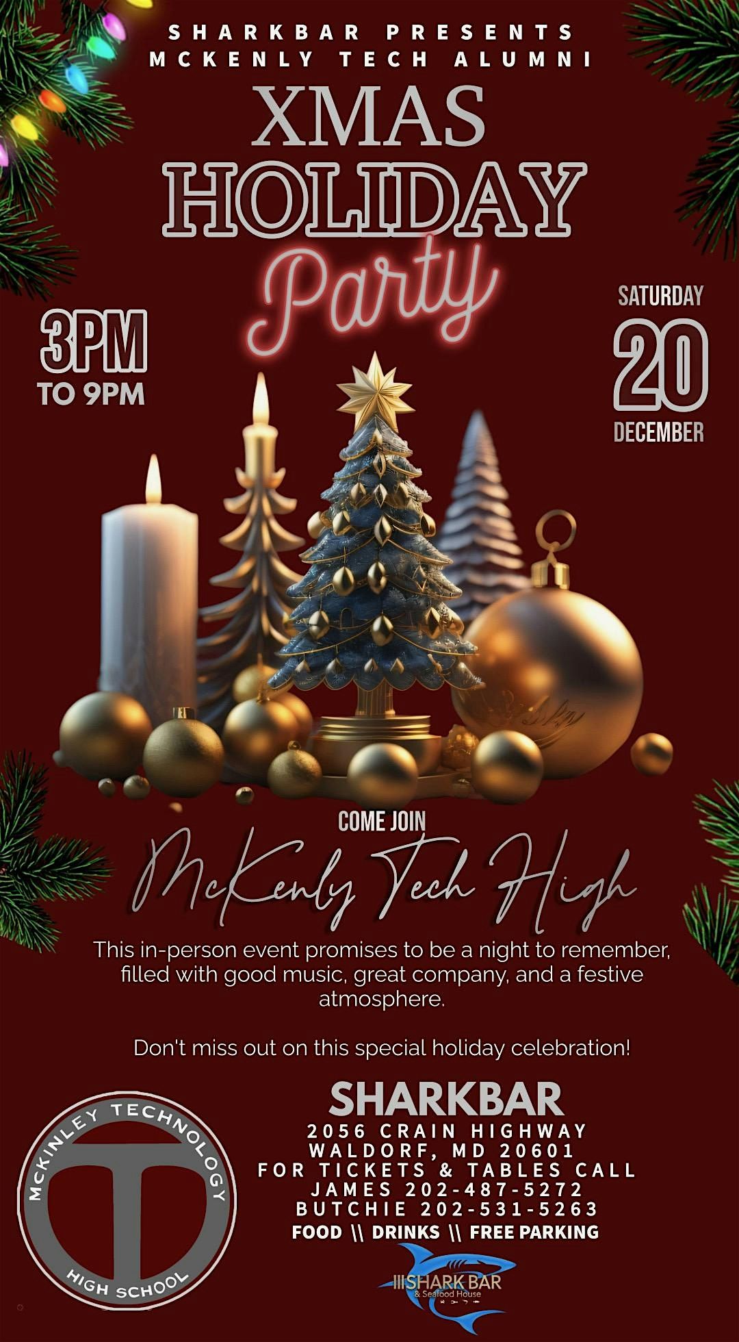 Mckinley tech Alumni  Xmas Holiday Party!