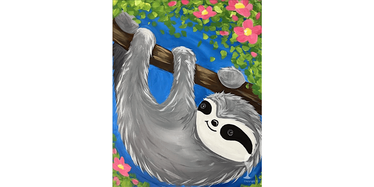Lazy Sloth Painting Party - Paint and Sip in San Antonio | Classpop!\u2122