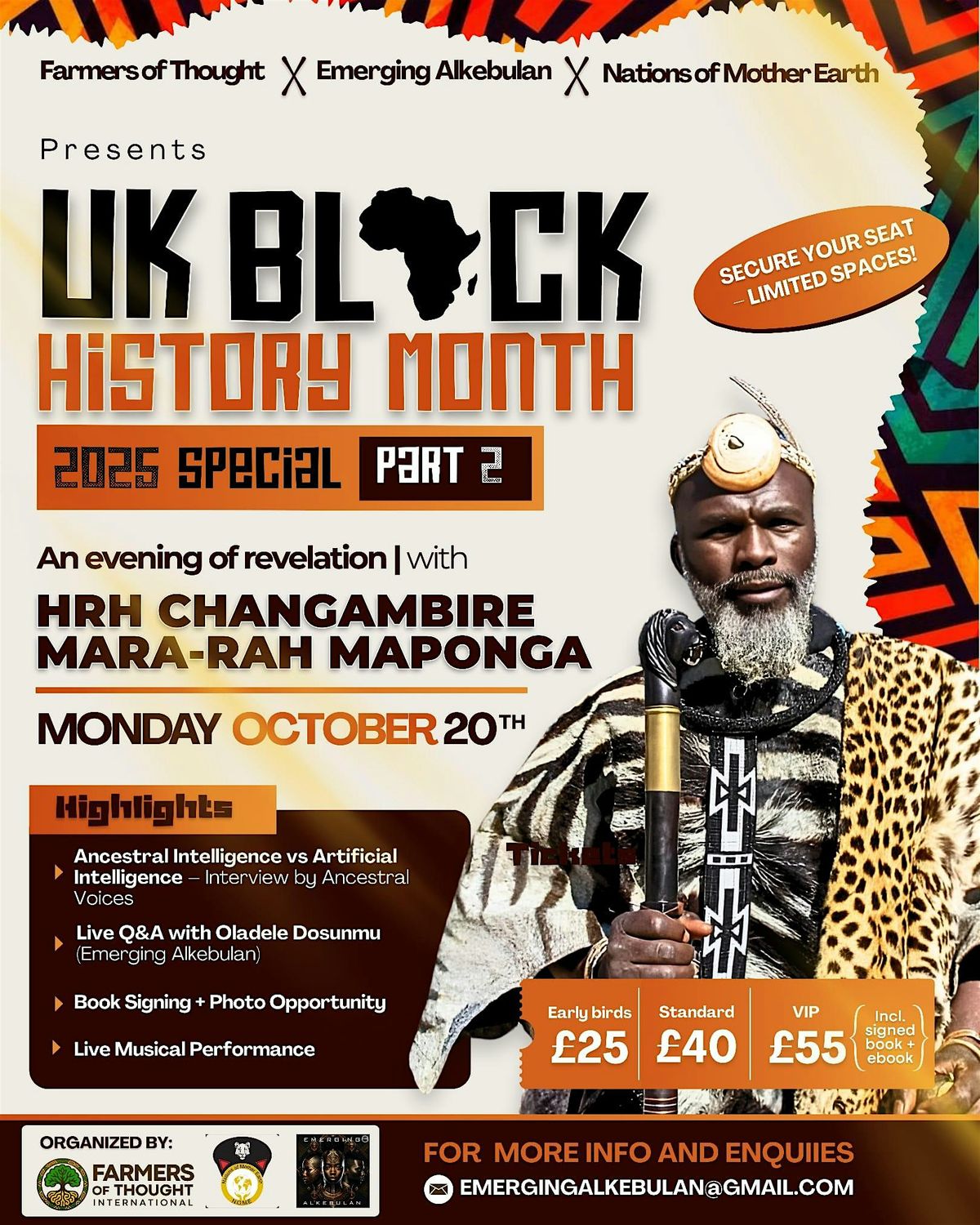 A Black History Month Evening of Revelation with Mara-rah Maponga.