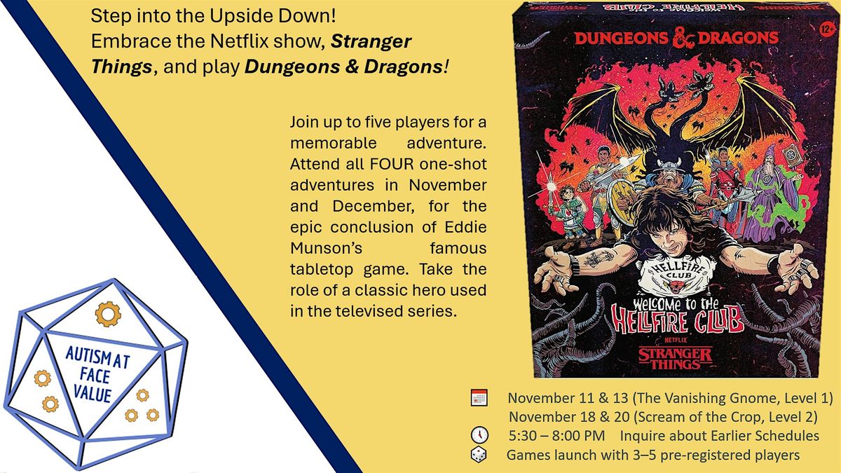 Hellfire Club! A Stranger Things TTRPG Lv 1