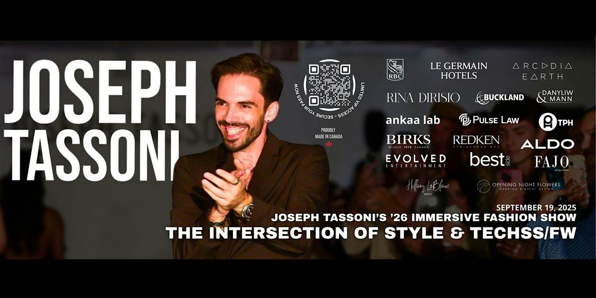 The Intersection of Style & Tech | Joseph Tassoni\u2019s SS\/FW \u201926 RUNWAY SHOW