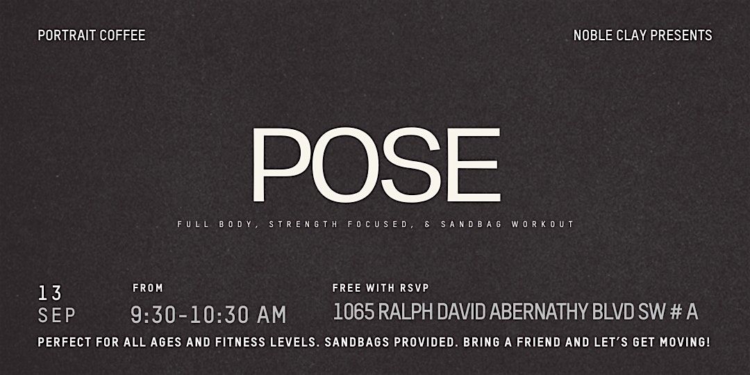 Pose: Sandbag Workout with Noble Clay