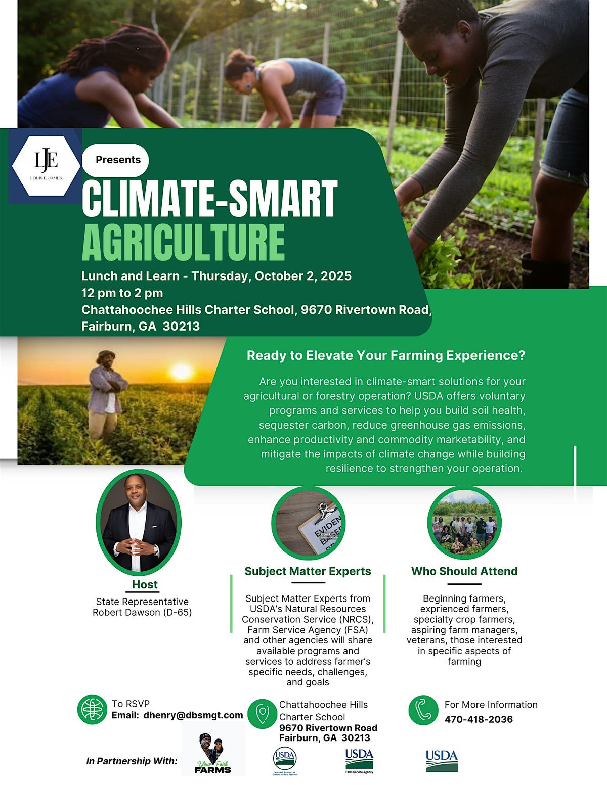 Climate-Smart Agriculture Lunch and Learn