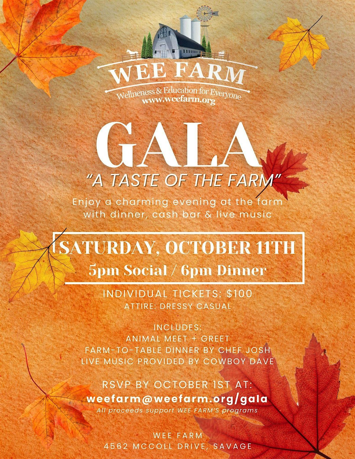 WEE Farm Gala - A Taste Of The Farm