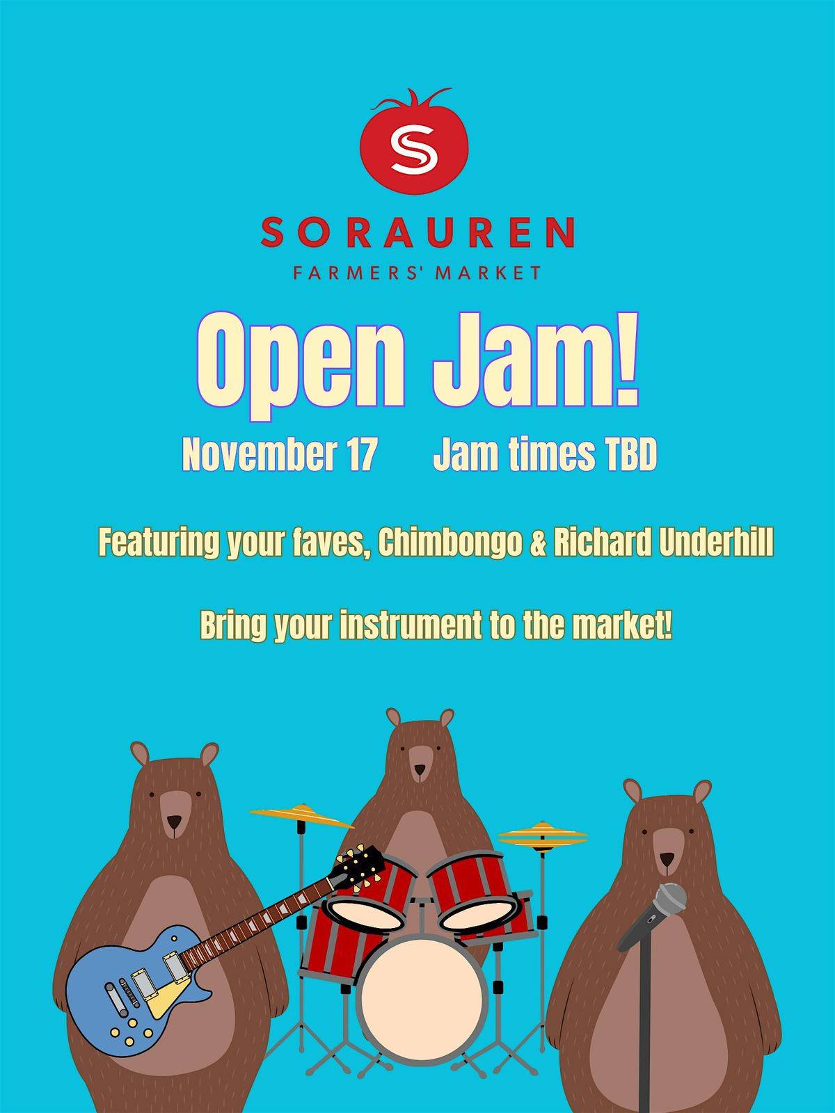 Open Jam at the Sorauren Farmers' Market