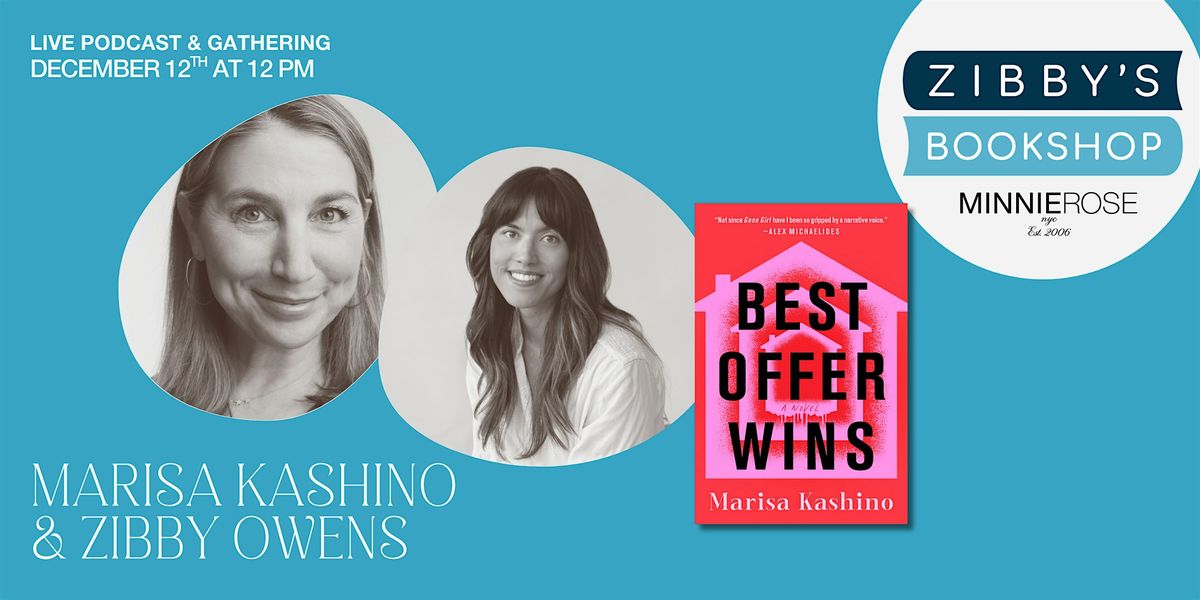 Live podcast: Marisa Kashino + Zibby at Zibby's Bookshop Pop-up in NYC