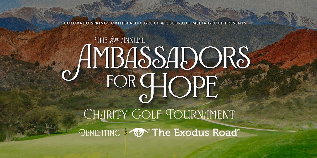 3rd Annual Ambassadors for Hope Charity Golf Tournament