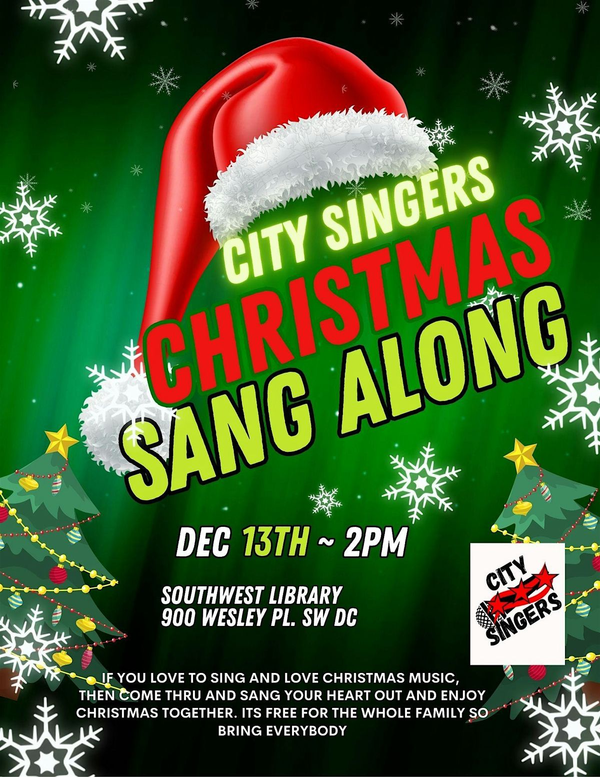 City Singers Christmas Sang Along