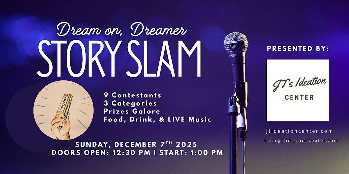 Dream On, Dreamer - A Blues-Inspired Story Slam [In Person Event]