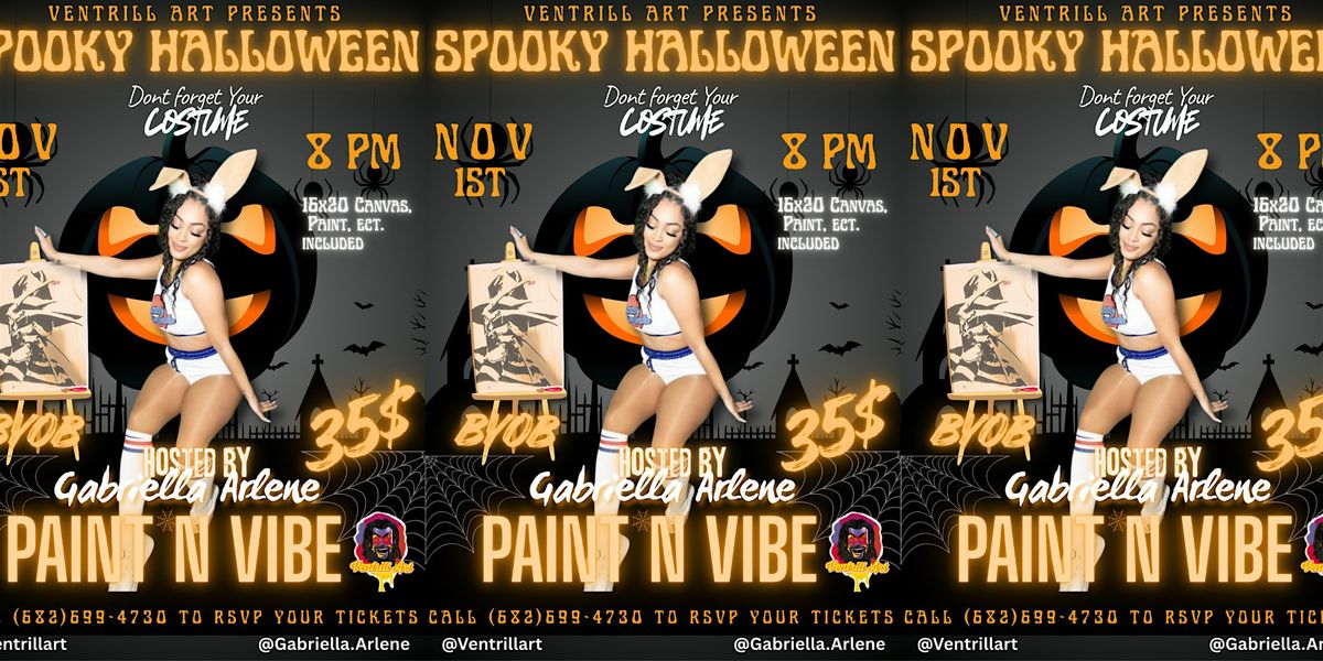 Spooky Halloween Paint Party