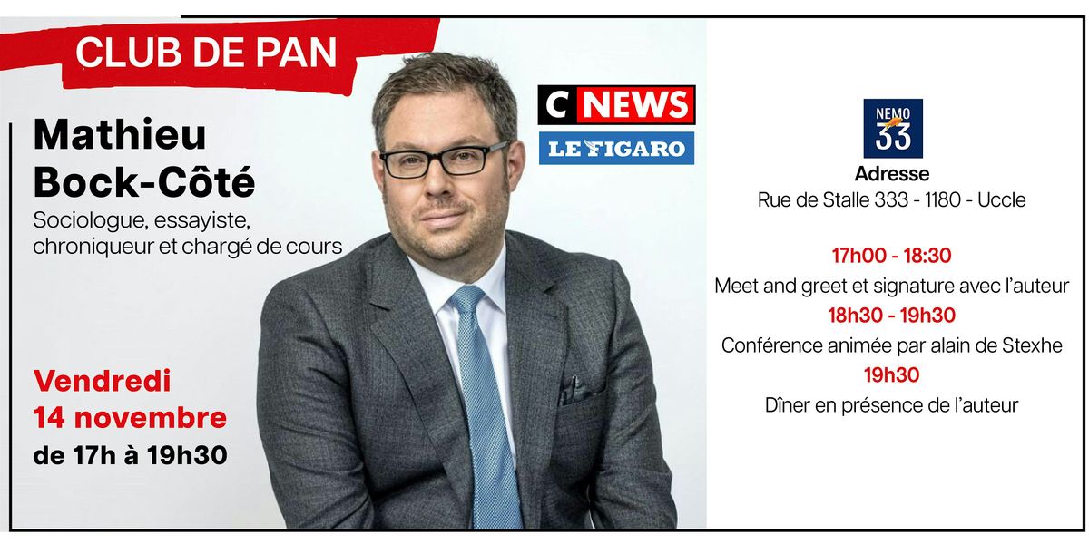 Club de PAN - Mathieu  Bock-C\u00f4t\u00e9
