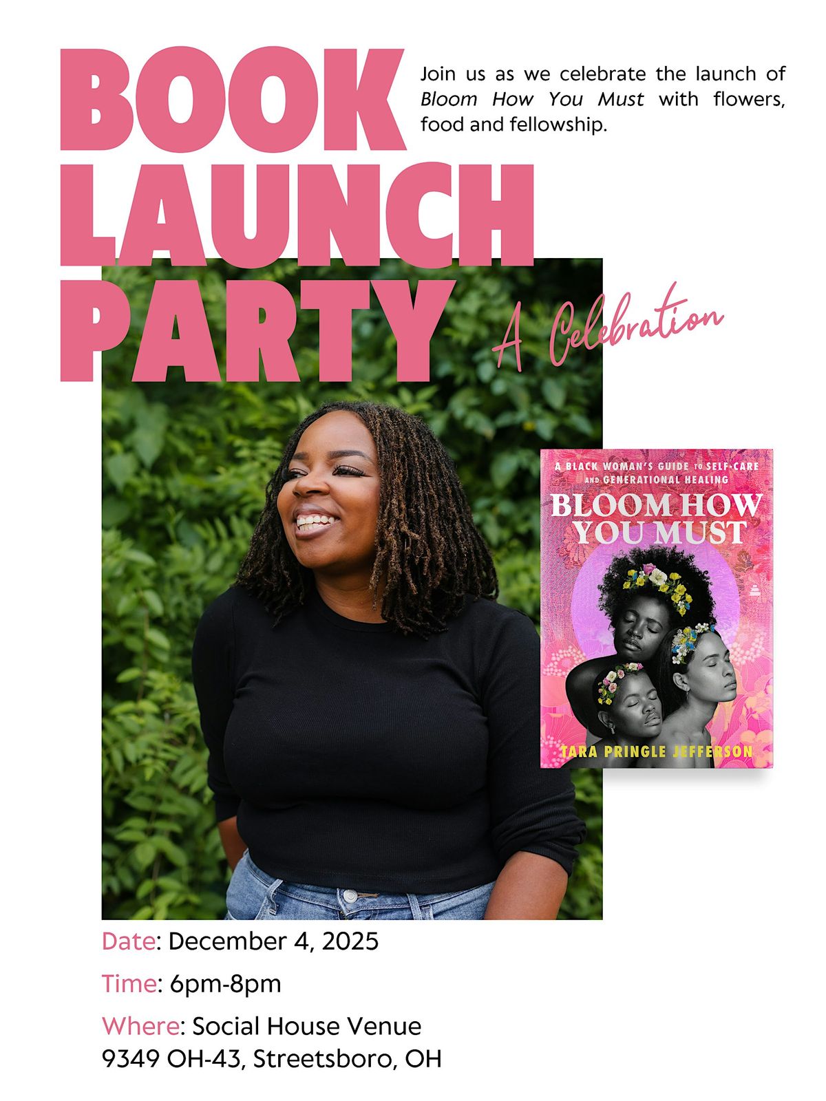 BLOOM HOW YOU MUST Book Launch Party