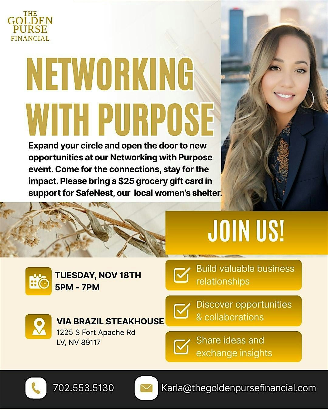 Networking with Purpose by The Golden Purse Financial